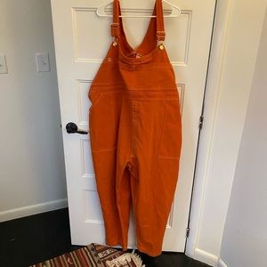 Big bud press orange overalls 2xl